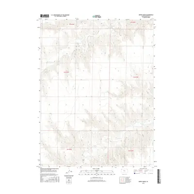 2015 Map of Dewey Ranch, 2015 Print