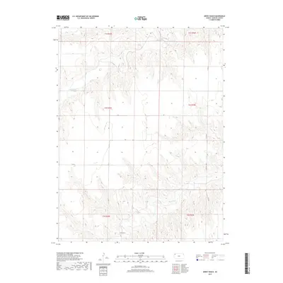 2018 Map of Dewey Ranch, 2018 Print