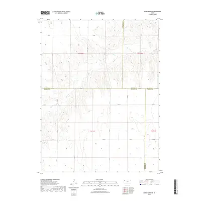 2018 Map of Dewey Ranch SW, 2018 Print
