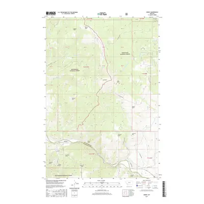 2017 Map of Dewey, 2017 Print
