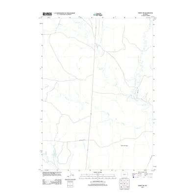 2012 Map of Dewey SW, 2012 Print