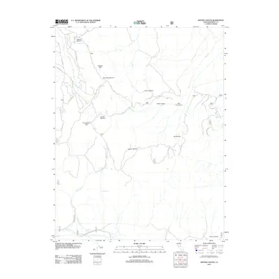 2012 Map of Dexter Canyon, 2012 Print