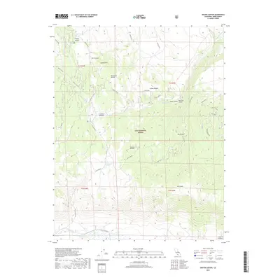2018 Map of Dexter Canyon, 2018 Print