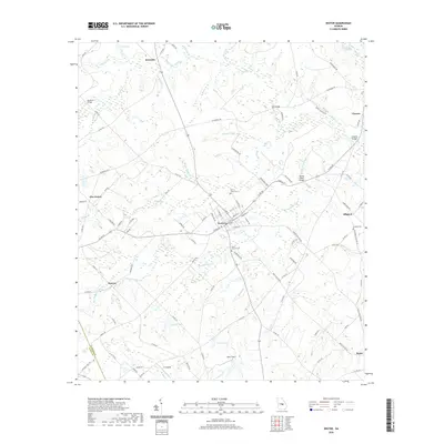 2020 Map of Dexter, 2020 Print