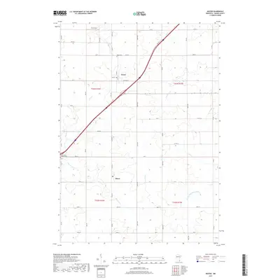 2019 Map of Dexter, 2019 Print