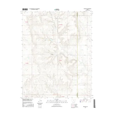 2015 Map of Dexter NE, 2015 Print