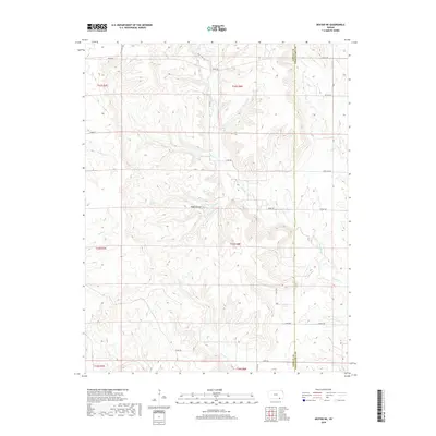 2018 Map of Dexter NE, 2018 Print