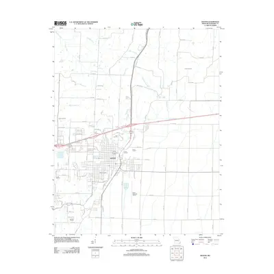 2012 Map of Dexter, 2012 Print