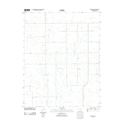 2012 Map of Dexter SW, 2012 Print