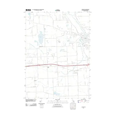 2011 Map of Dexter, 2011 Print