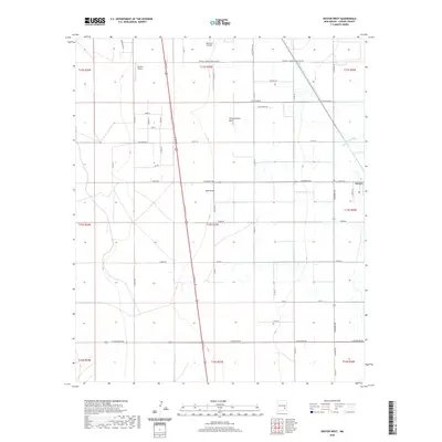 2020 Map of Dexter West, 2020 Print