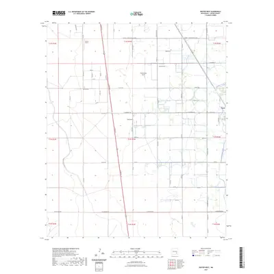 2023 Map of Dexter West, 2023 Print