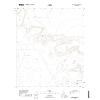 2019 Map of Diablo Canyon West, 2019 Print