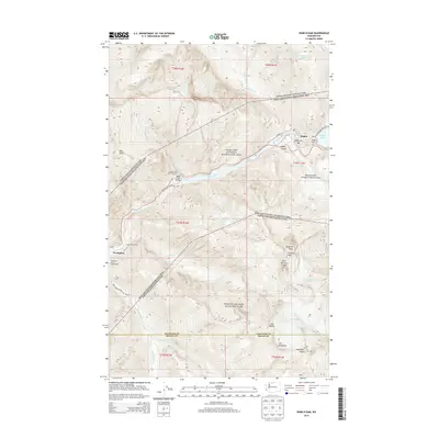 2014 Map of Diablo Dam, 2014 Print