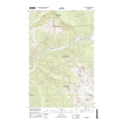 2017 Map of Diablo Dam, 2017 Print