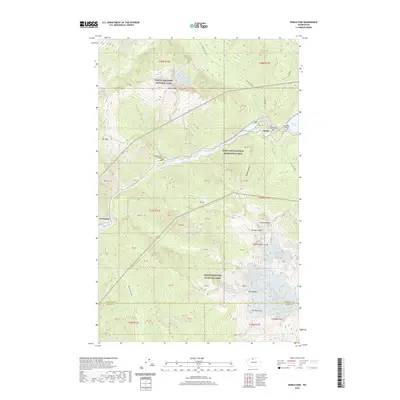 2020 Map of Diablo Dam, 2020 Print