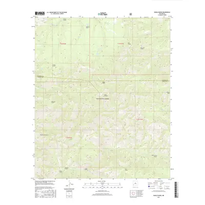 2017 Map of Diablo Range, 2017 Print