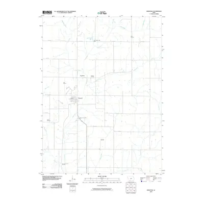 2010 Map of Diagonal, 2010 Print