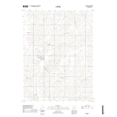 2018 Map of Diagonal, 2018 Print