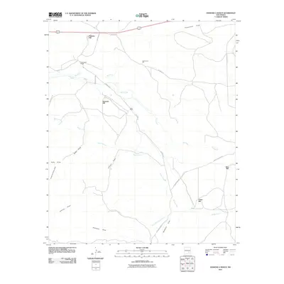 2010 Map of Diamond A Ranch, 2010 Print