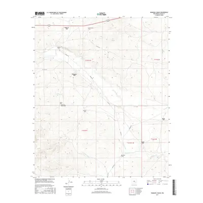 2017 Map of Diamond A Ranch, 2017 Print