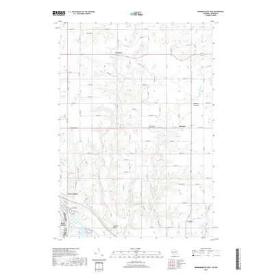 2018 Map of Diamond Bluff East, 2018 Print