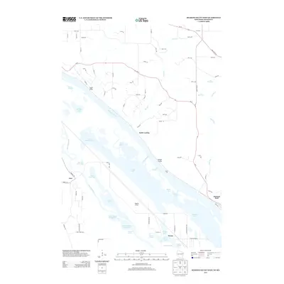 2013 Map of Diamond Bluff West, 2013 Print