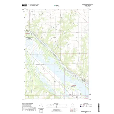 2018 Map of Diamond Bluff West, 2018 Print