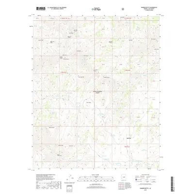 2018 Map of Diamond Butte, 2018 Print