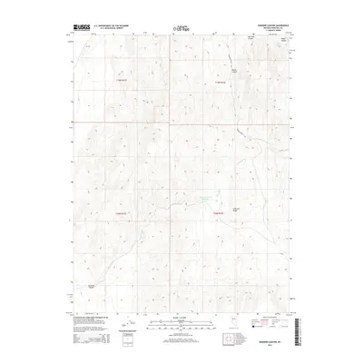 2014 Map of Diamond Canyon, 2014 Print