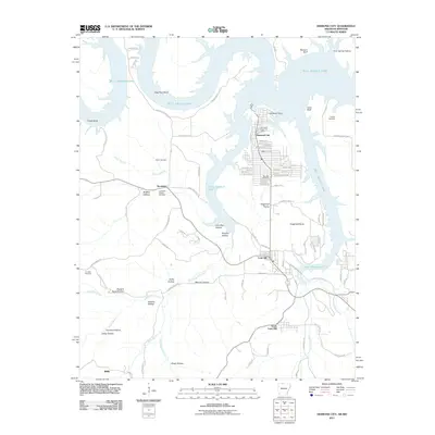 2011 Map of Diamond City, 2011 Print
