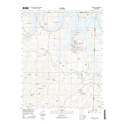 2014 Map of Diamond City, 2014 Print