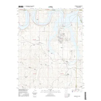 2017 Map of Diamond City, 2017 Print