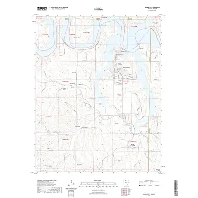 2020 Map of Diamond City, 2020 Print