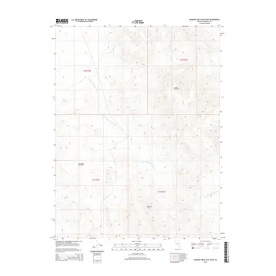 2014 Map of Diamond Field Jack Wash, 2014 Print