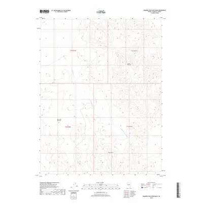 2018 Map of Diamond Field Jack Wash, 2018 Print