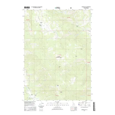 2017 Map of Diamond Flat, 2017 Print