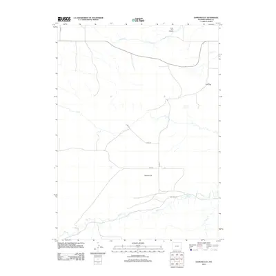 2012 Map of Diamond Flat, 2012 Print