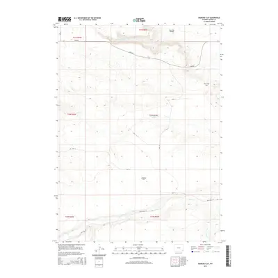 2015 Map of Diamond Flat, 2015 Print