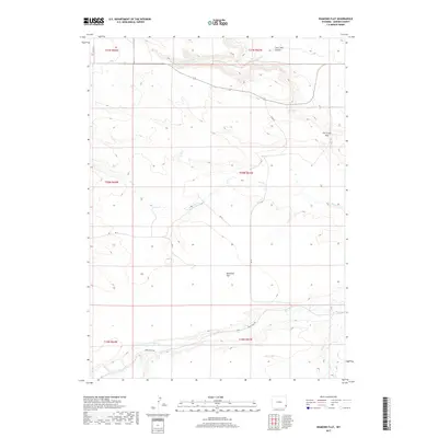 2017 Map of Diamond Flat, 2017 Print