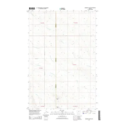 2014 Map of Diamond G Butte, 2014 Print