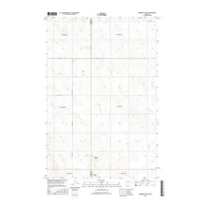 2017 Map of Diamond G Butte, 2017 Print