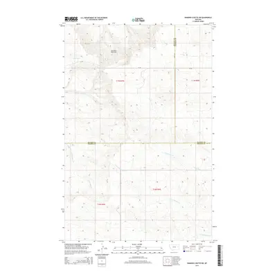 2014 Map of Diamond G Butte NW, 2014 Print