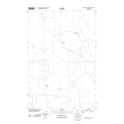 2011 Map of Diamond G Creek, 2011 Print