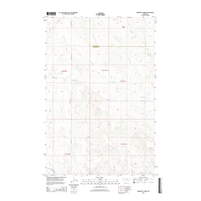 2014 Map of Diamond G Creek, 2014 Print