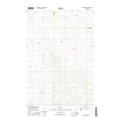 2017 Map of Diamond G Creek, 2017 Print