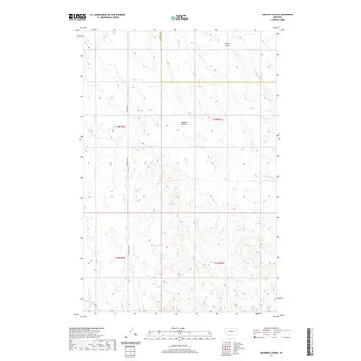 2020 Map of Diamond G Creek, 2020 Print