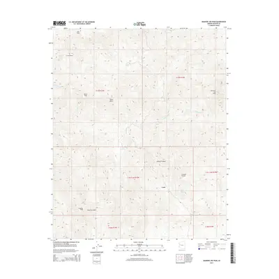2014 Map of Diamond Joe Peak, 2014 Print