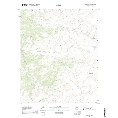 2026 Map of Diamond Joe Peak, 2026 Print