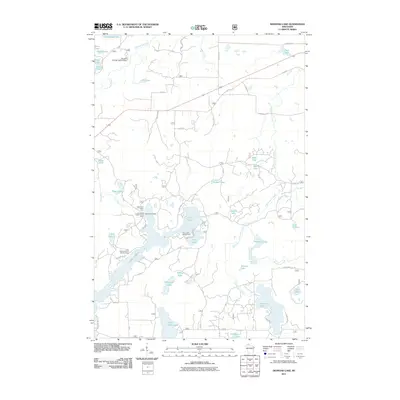 2011 Map of Diamond Lake, 2011 Print
